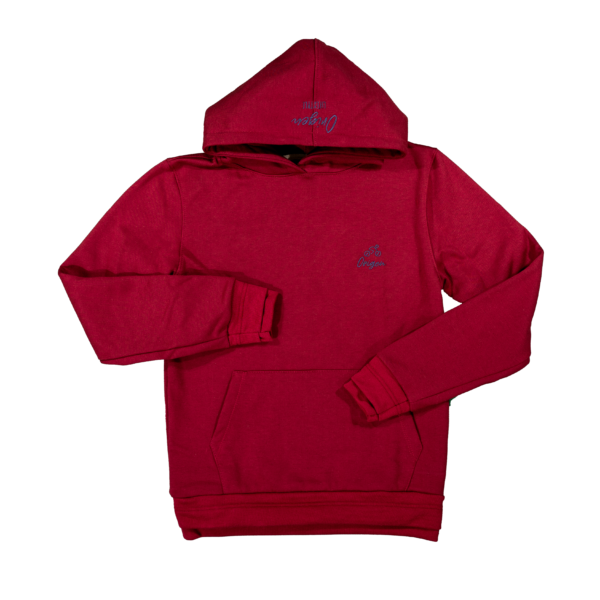 Hoodie Basic Vino - Image 4