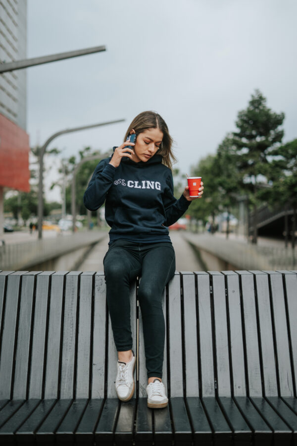 Hoodie Cling Azul