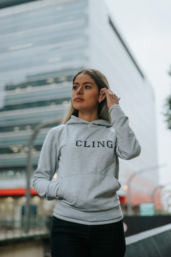 Hoodie Cling Gris